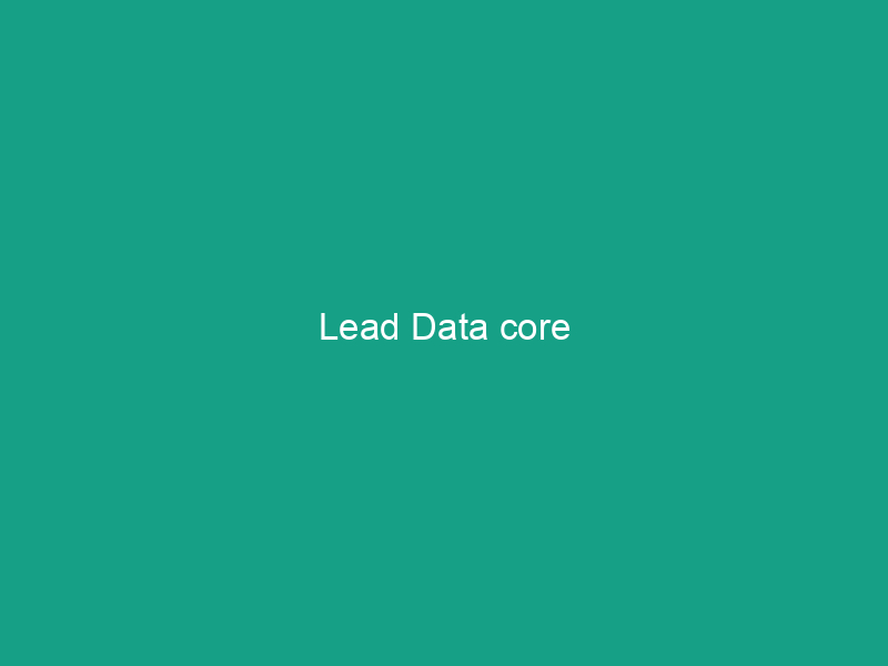 Lead Data core